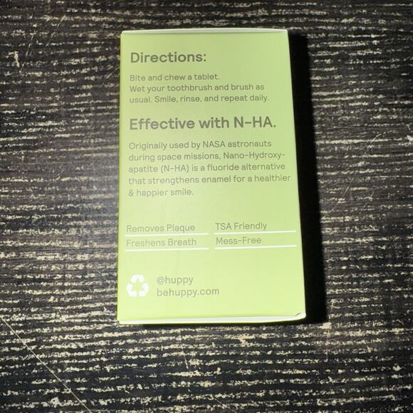 Toothpaste Tablets, Nano Hydroxyapatite Toothpaste - Natural Whitening Fluoride - Picture 2 of 6